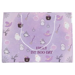 Our Little Boo Halloween 1st Birthday Large Gift Bag