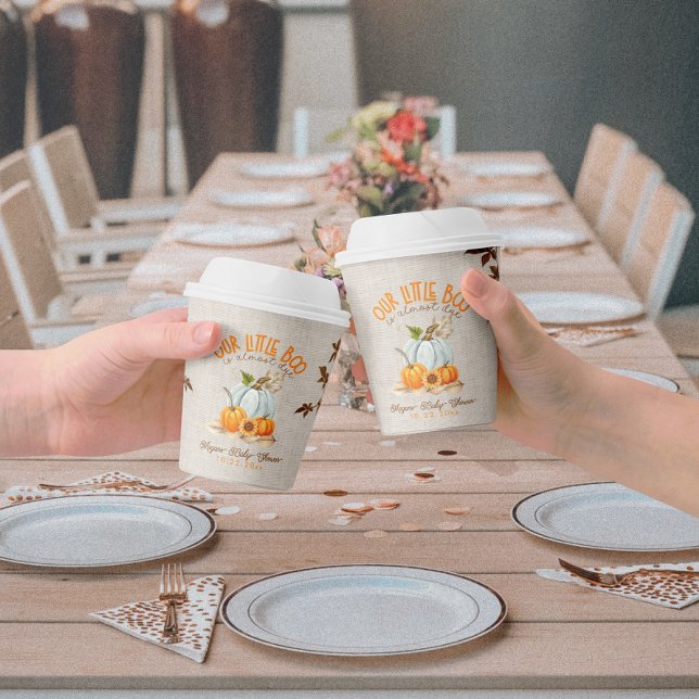 Our Little Boo Is Almost Due Baby Shower Paper Cup (Creator Uploaded)