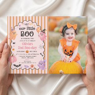 Our Little Boo Is Turning Birthday Invitation