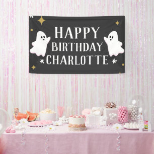 Our Little Boo is Turning Two Birthday Banner