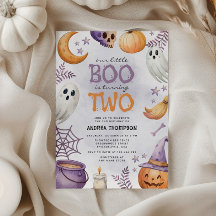 Our Little Boo is turning Two Halloween Birthday