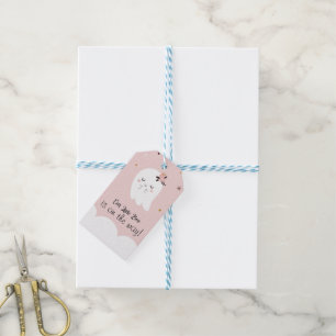 Our Little Boo Pink Baby Shower Ghost Tags