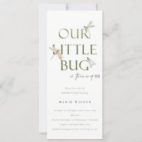 Our Little Bug Green Dragonfly Any Age Birthday