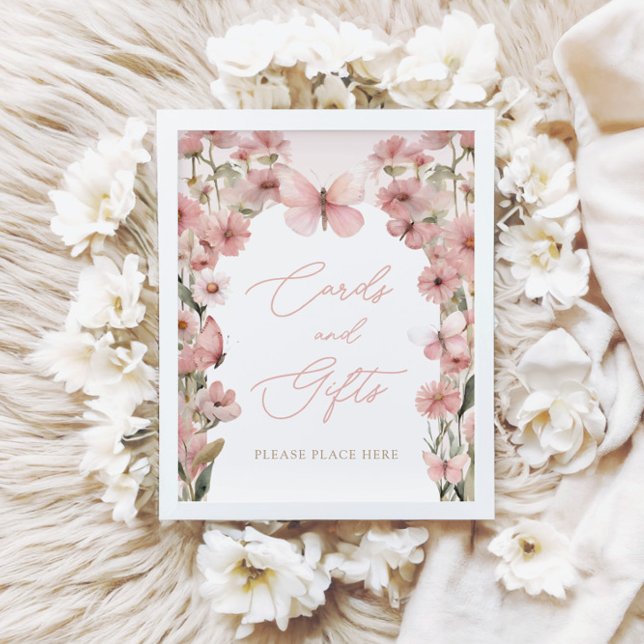 Our Little Butterfly Pink Girls Cards and Gifts Poster (Creator Uploaded)