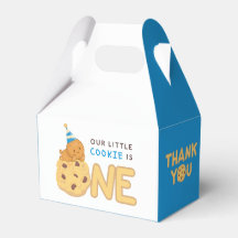 Our Little Cookie is One First Birthday Favor Box