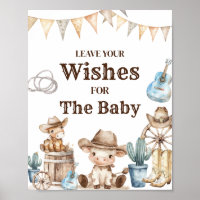 Our Little Cowboy Wild West Baby Wishes for Baby