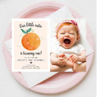 Our Little Cutie Clementine Orange First Birthday
