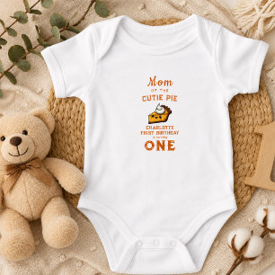 Our Little Cutie Pi Day 1st Birthday Baby Bodysuit