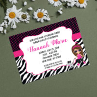 Our Little Diva Birthday Invitation