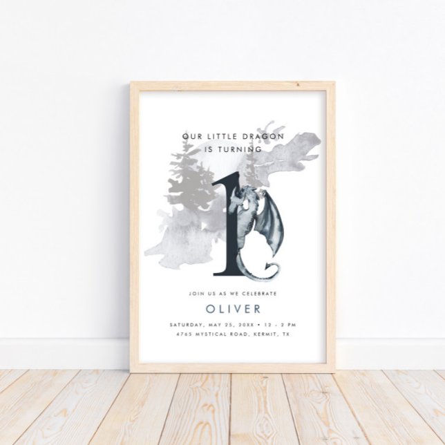 Our Little Dragon Boys' 1st Birthday Welcome Sign (Creator Uploaded)