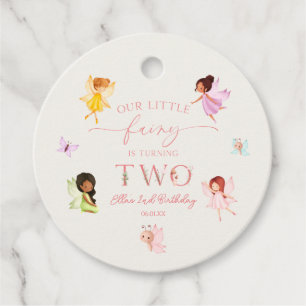 Our Little Fairy Enchanted 2nd Birthday Party Favour Tags