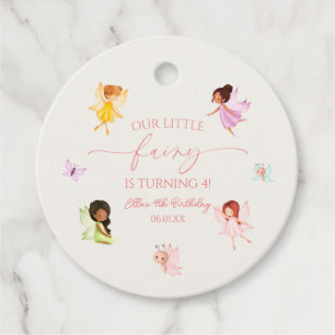Our Little Fairy Enchanted Fairies Birthday Party Favour Tags