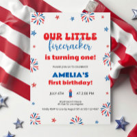 Our Little Firecracker 1st Birthday Party
