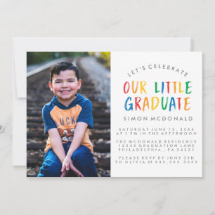 OUR LITTLE GRADUATE   GRADUATION PARTY INVITATION