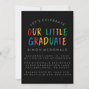 OUR LITTLE GRADUATE   GRADUATION PARTY INVITATION