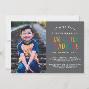 OUR LITTLE GRADUATE GRADUATION THANK YOU CARD