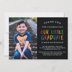 OUR LITTLE GRADUATE GRADUATION THANK YOU CARD