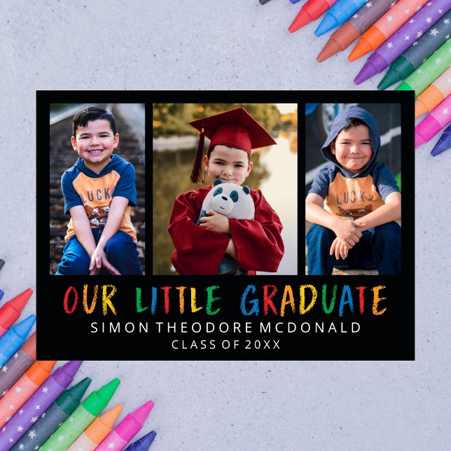 OUR LITTLE GRADUATE PHOTO COLLAGE ANNOUNCEMENT (Creator Uploaded)