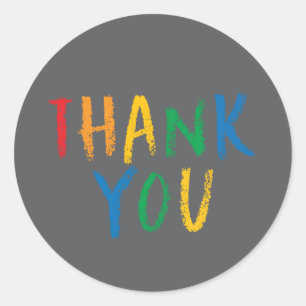 OUR LITTLE GRADUATE   THANK YOU STICKER