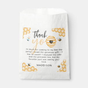 Our Little Honey   First Birthday Favour Bags