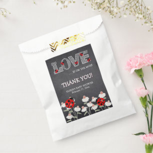 Our Little Love Bug Chalkboard Baby Shower Favour Bags