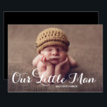 Our Little Man | Birth Announcement<br><div class="desc">Other colours and styles available in our shop! ©Fine & Dandy Paperie</div>