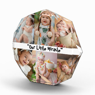 Our Little Miracle Baby Photo Block | 6 Photos