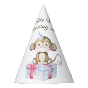 Our Little Monkey First Birthday Party Hat