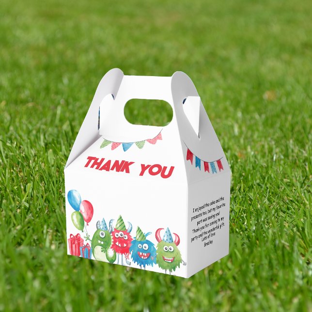 Our Little Monster | Birthday Party Favour Box (Creator Uploaded)