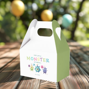 Our Little Monster   Colourful Three Monsters Favour Box