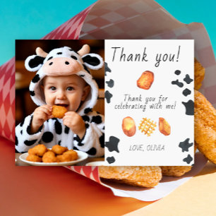 Our Little Nugget Birthday Thank you Card
