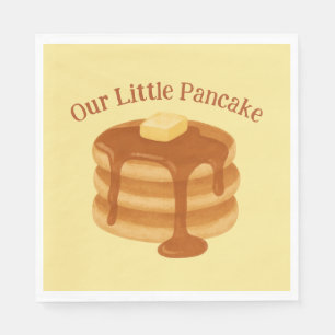 Our Little Pancake Breakfast Brunch Theme Napkin