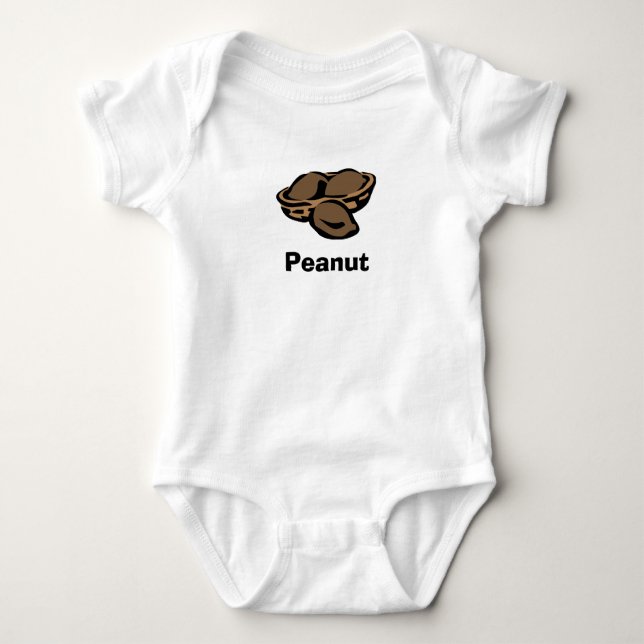 Our Little Peanut Baby Bodysuit (Front)