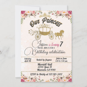 Our little princess Birthday invitation