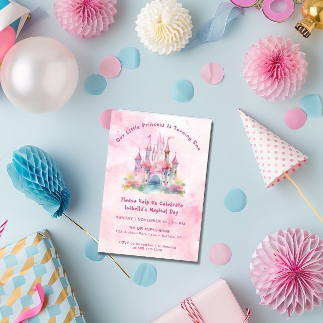 Our LIttle Princess is Turning One Birthday  Invitation (Creator Uploaded)