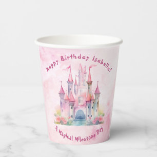 Our LIttle Princess is Turning One Birthday  Paper Cups