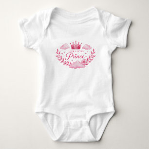 Our Little Princess Pink Crown Baby Girl Bodysuit
