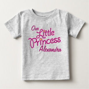 Our little Princess pink graphic art Baby T-Shirt