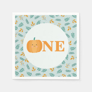 Our Little Pumpkin 1st Birthday Party Napkin
