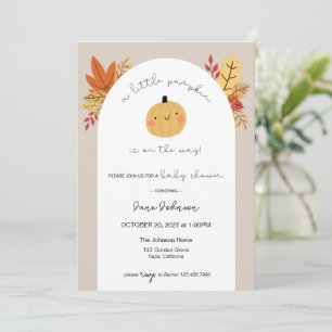 Our Little Pumpkin Baby Shower Invitation