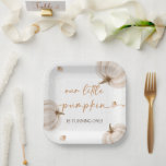 Our Little Pumpkin Birthday Paper Plate<br><div class="desc">Set the table for a festive celebration with **Our Little Pumpkin Birthday Paper Plates**. These plates are beautifully designed with vibrant pumpkin graphics and autumnal hues, perfect for a fall birthday party. They're sturdy enough to hold all your party treats and add a thematic flair to your decor. Pair these...</div>