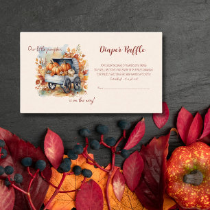 Our Little Pumpkin Fall Baby Shower Enclosure Card