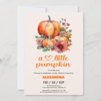 Our Little Pumpkin Girl Baby Shower
