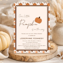 Our Little Pumpkin Is On The Way Fall Baby Shower