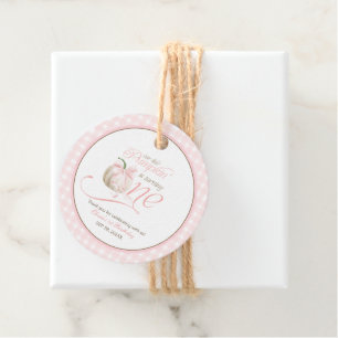 Our Little Pumpkin Is Turning One 1st Birthday Favour Tags