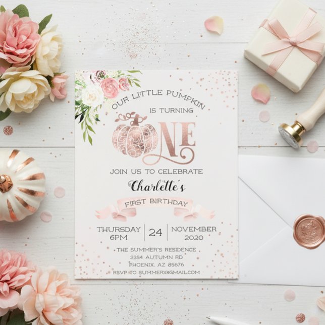 Our Little Pumpkin One 1st First Birthday Budget (Creator Uploaded)