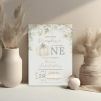 Our Little Pumpkin Sage Green Gingham 1st Birthday