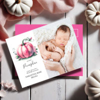 Our Little Pumpkin Sip and See Baby Shower Invites