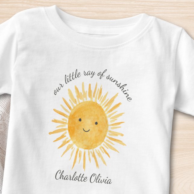 Our Little Ray Of Sunshine Baby T-Shirt (Creator Uploaded)