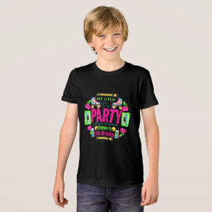 our little Retro Neon 80's Birthday Party Tri-Blend Shirt